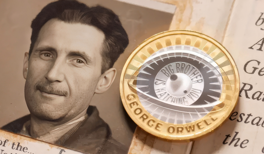 «Старший брат следит за тобой». Теперь – с британских монет номиналом 2 фунта